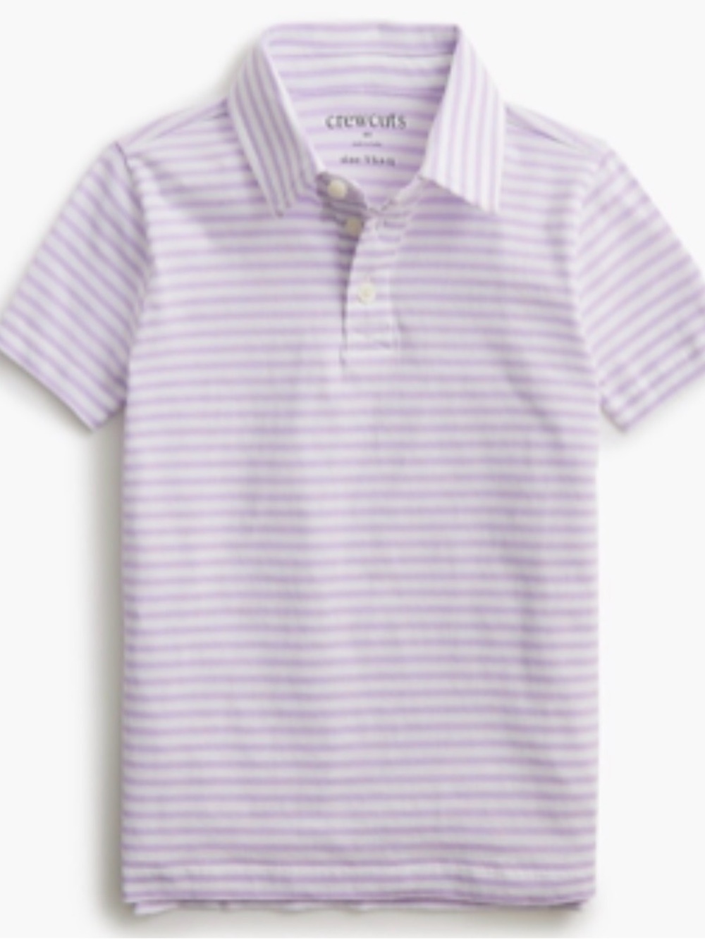 J.Crew Boys' Striped Polo Shirt in Vintage Lilac